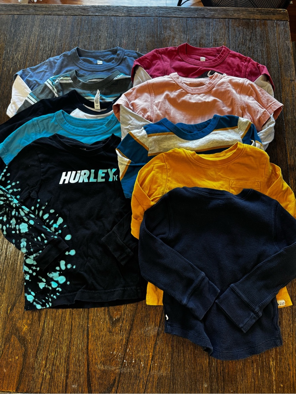 Boys 4T long sleeve shirt bundle